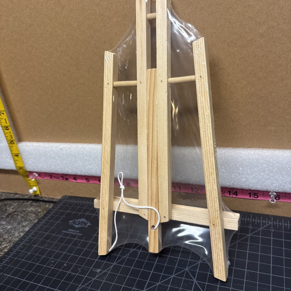New Small 12" Tabletop Wood Easel Adjustable Slope