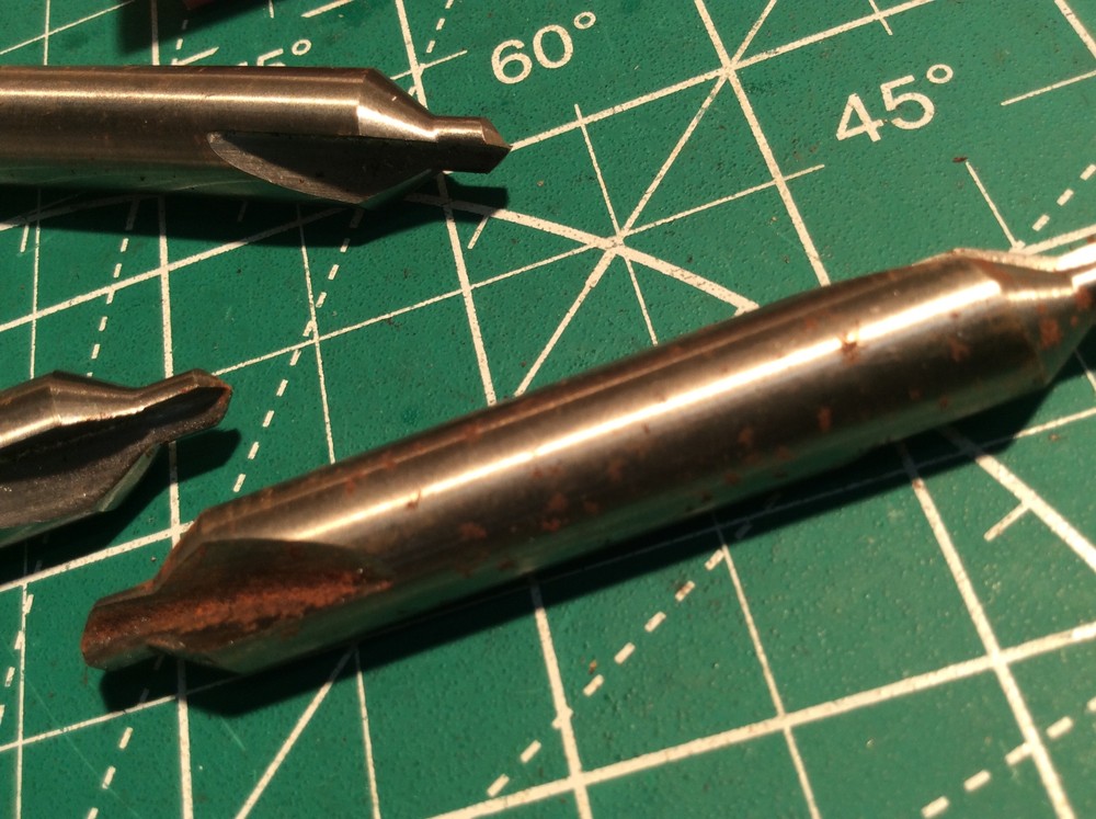 4 pc. Generic #5 HSS Combination Center Drill Countersink New (422)