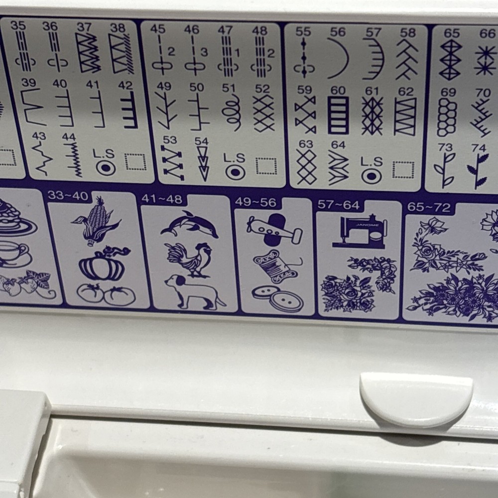 Janome Memory Craft 9500 Computerized Embroidery Sewing Machine MC9500 Tested