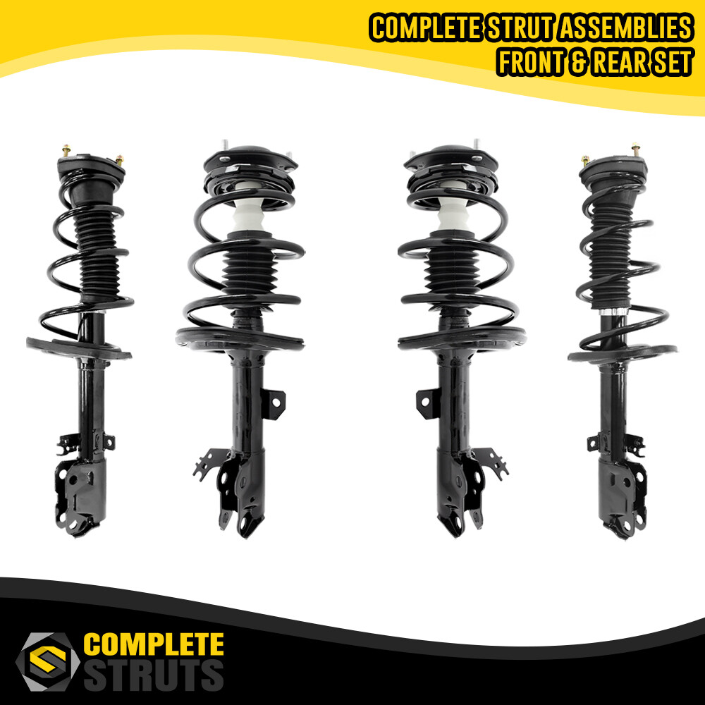 2012-2017 Toyota Camry Front & Rear Quick Complete Strut Assemblies Bundle