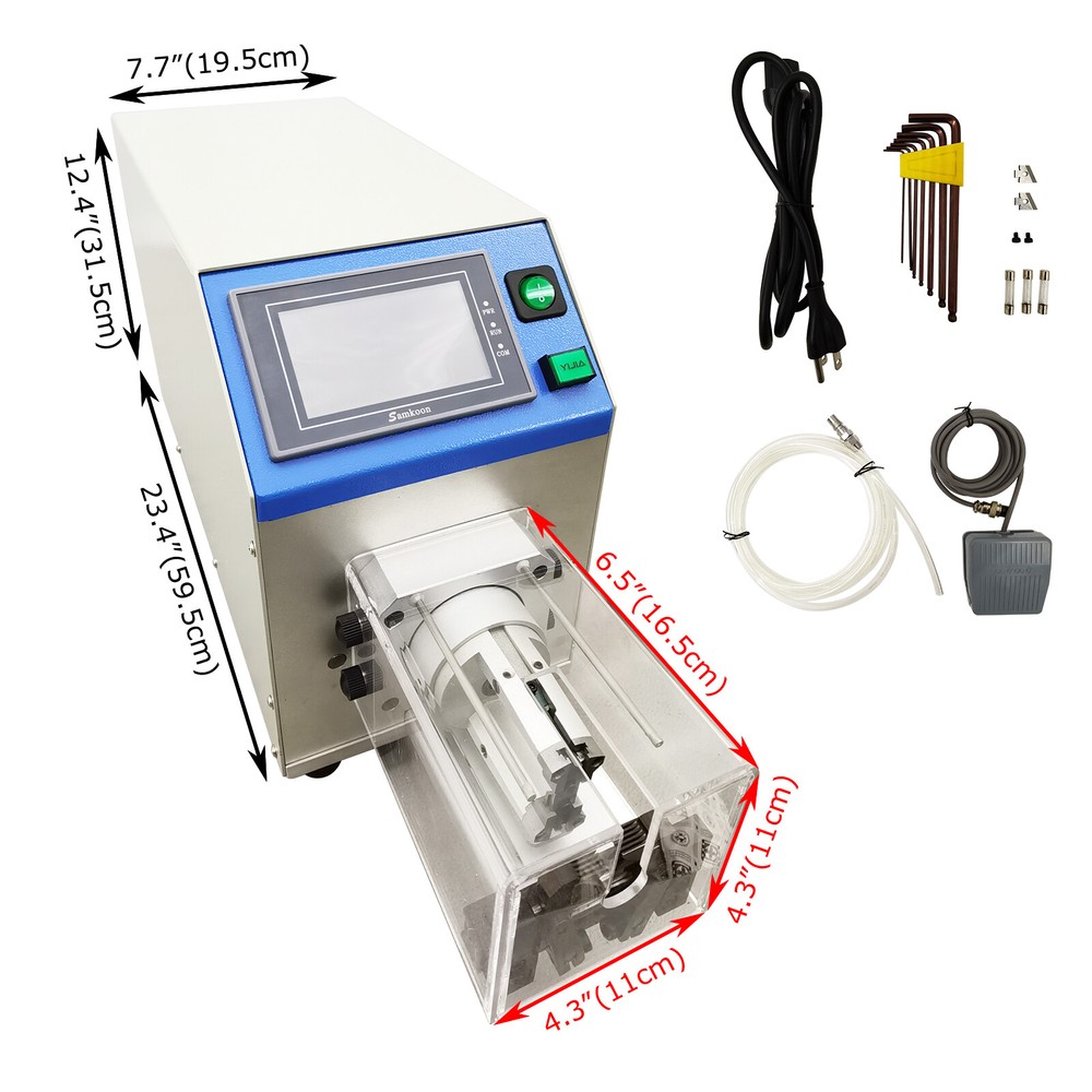 110V Semi-Automatic Wire Stripping Machine For Multi-Layer Wire Rotary Blade