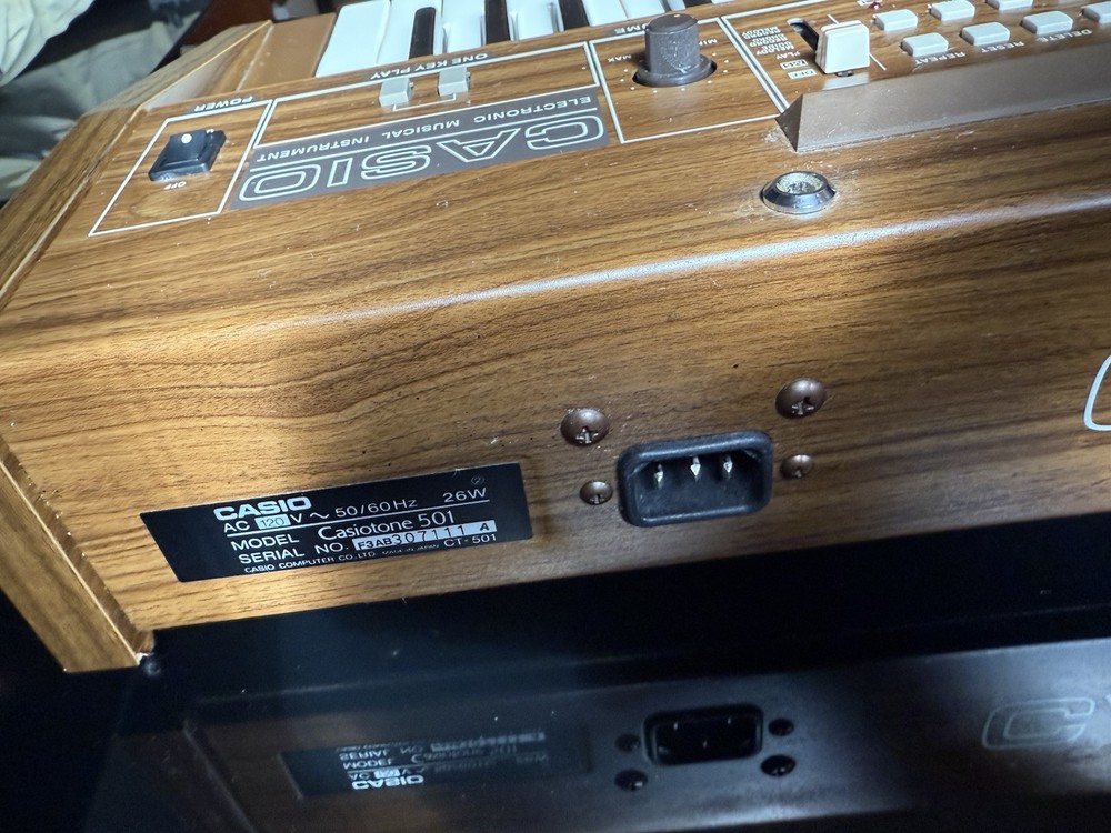 Casio Casiotone CT-501 with Case, Vintage