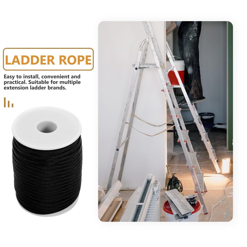 Extension Ladder Rope Replacement Roll High Strength Durable Para Cord