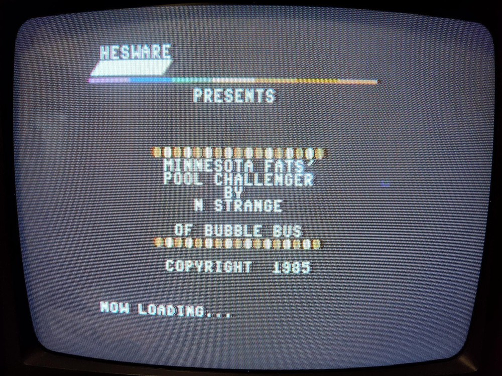 HESWare Minnesota Fats Pool Challenge Disk Commodore C64/128 Tested Working