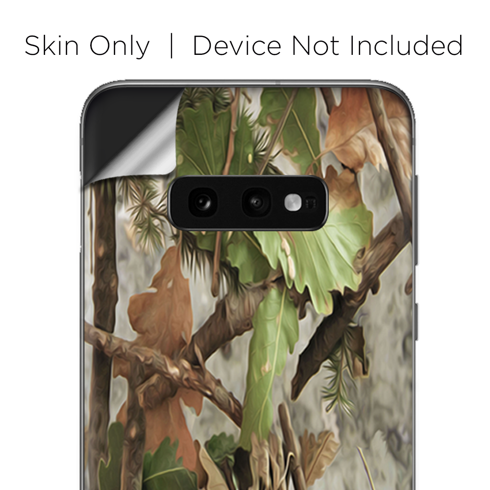 Skins Decal wrap for Samsung Galaxy S10e - tree camo real oak