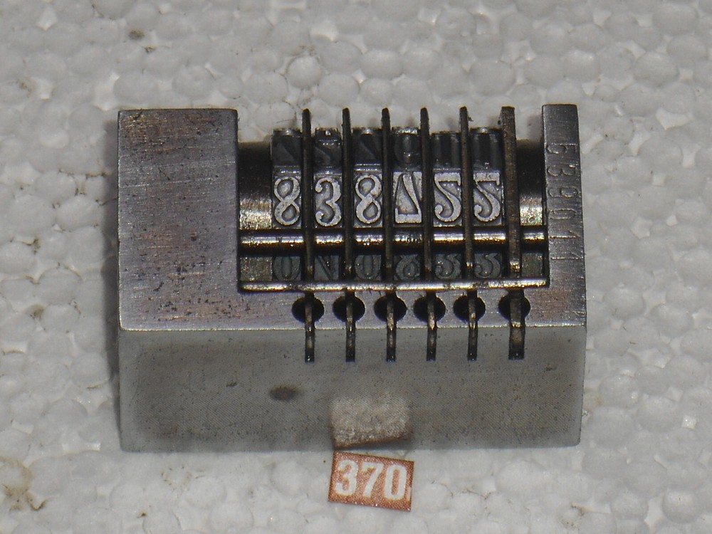 REX /SUNUM | Reverse letterpress numbering machine | 370