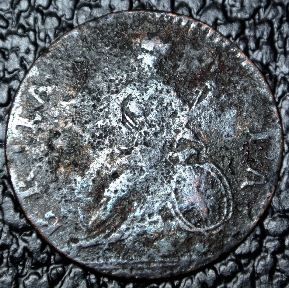 US POST-COLONIAL - NON REGAL HALF PENNY - 177?