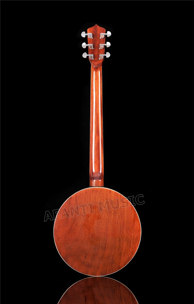 Afanti Mahogany Six String Banjo