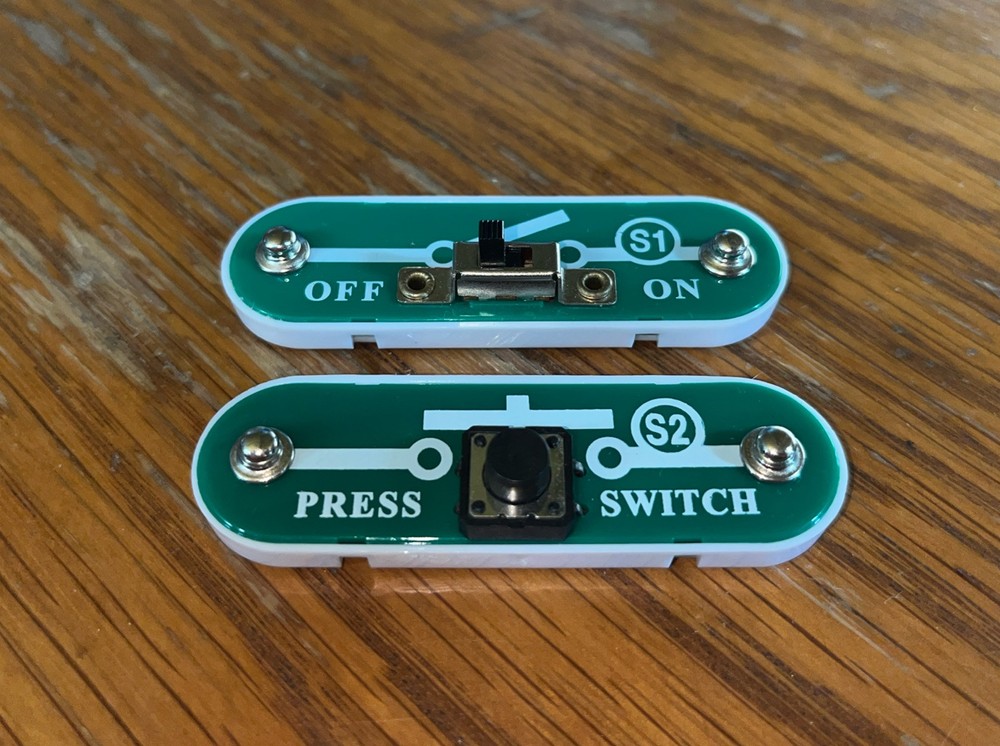 Elenco Snap Jr. Circuits Replacement Slide And Press Switch Integrated Circuits