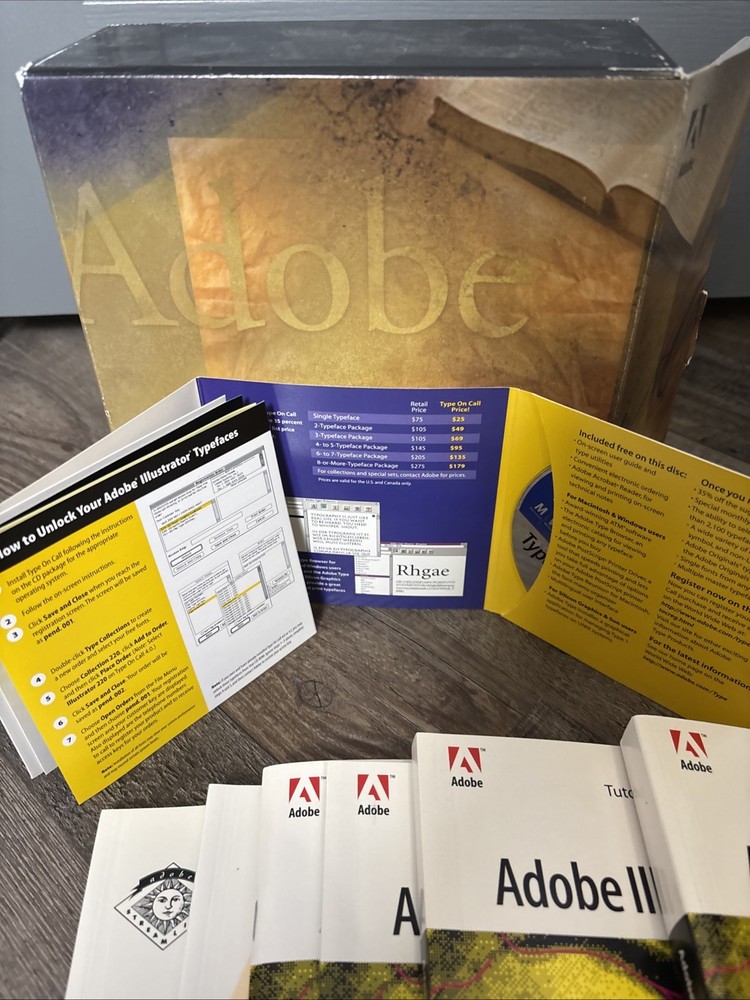 Adobe Illustrator 4.1 Box Set Complete