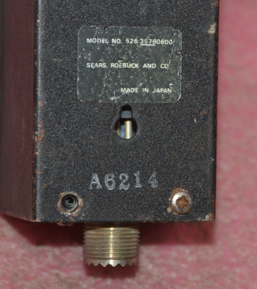 Vintage Sears SWR Meter Model 526.35760600