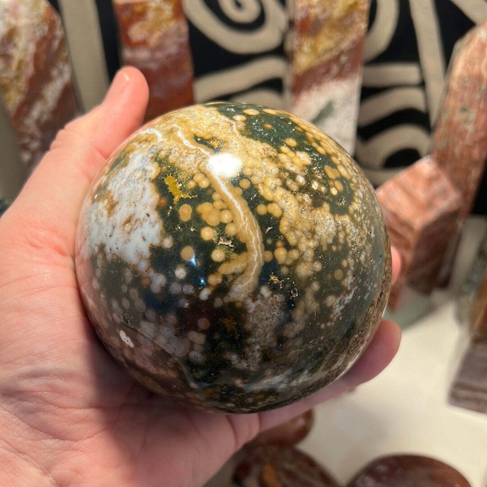 Ocean Jasper Sphere A