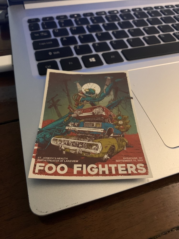 Concert Poster Sticker Foo Fighters
