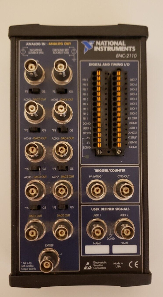 National Instruments Shielded Connector Box BNC-2110