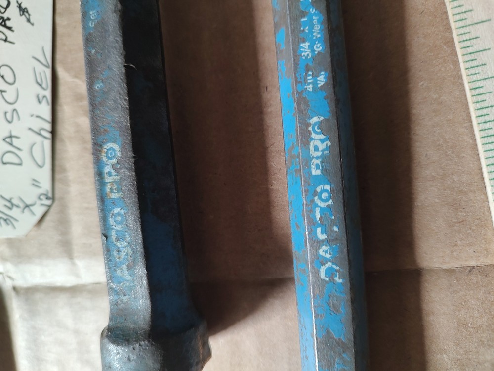 2 DASCO PRO COLD CHISELS