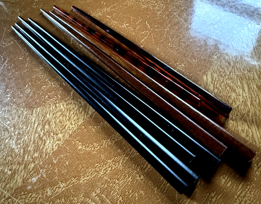 Vintage Chopsticks, 2 matched sets, 2 unmatched~332