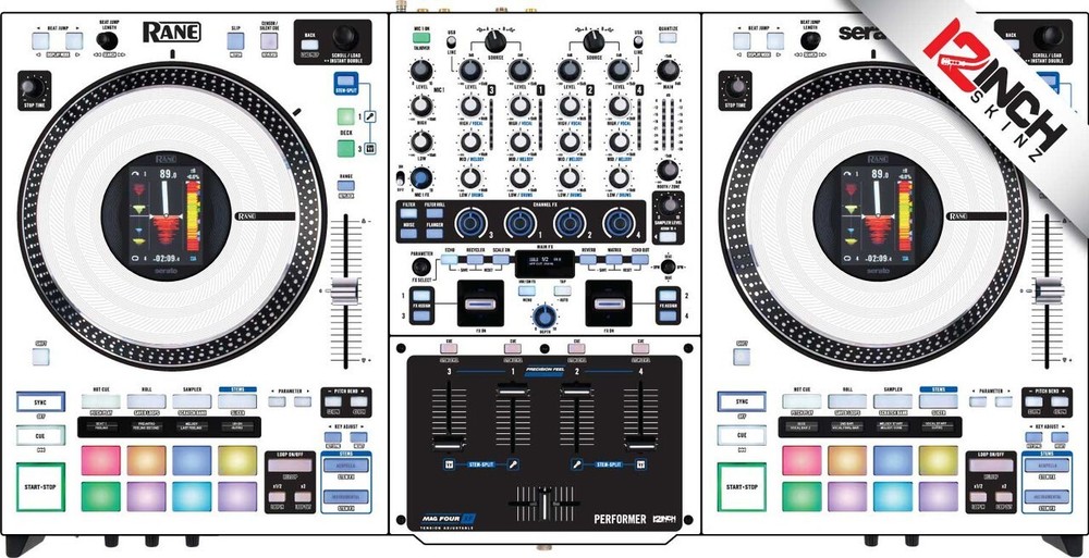 Rane Performer Skin - White black