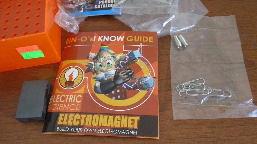 EIN-O's SCIENCE BOX KIT ~ELECTROMAGNET ~New