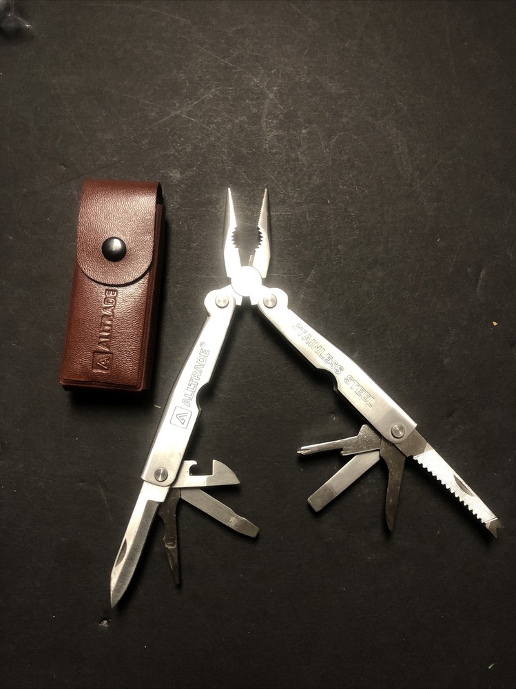 Alltrade Stainless Steel Multi Tool with Case *Great Condition*