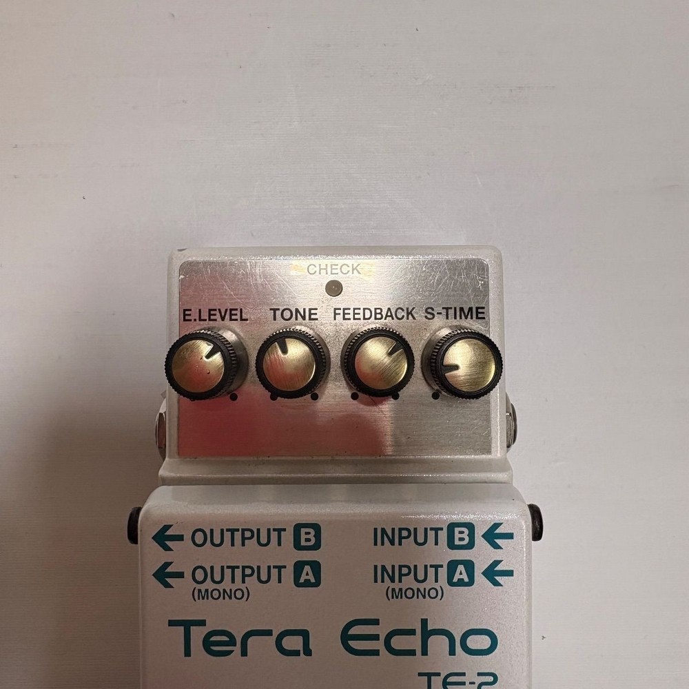 Boss TE-2 Tera Echo Guitar Effects Pedal - White, Ambient Sound Processor