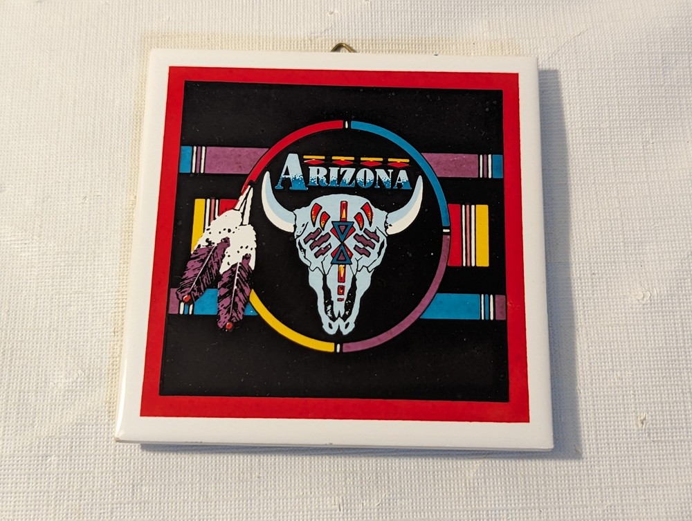 Arizona Commemorative Ceramic Wall Tile.
