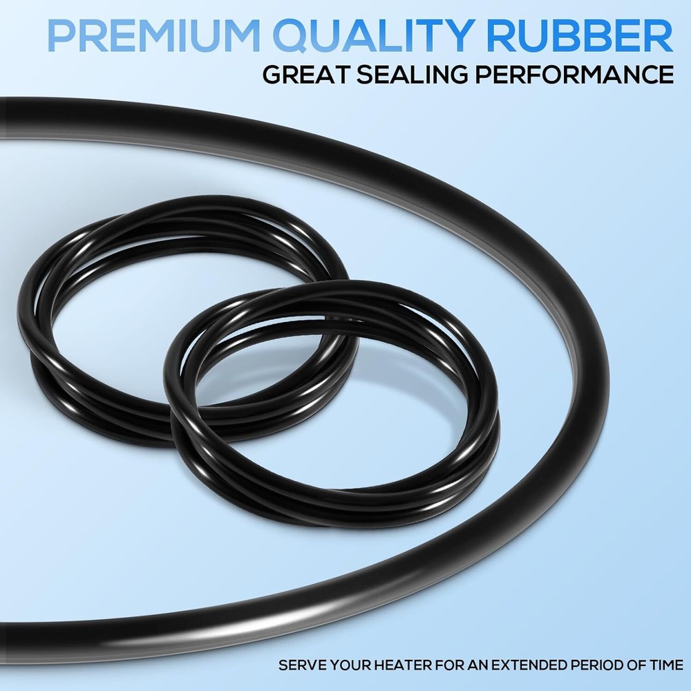 for Raypak Heater O-Ring Gasket 006713F Pool Heater 185-405 206-406 207-407-Kit