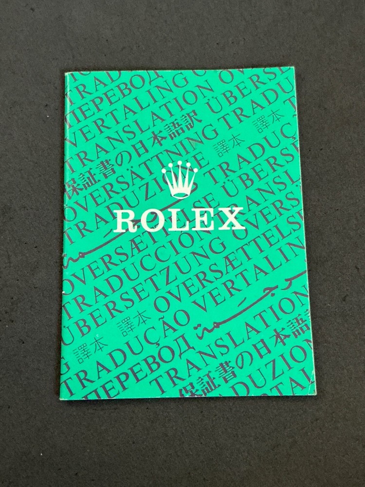 Authentic ROLEX TRANSLATION Booklet Code 565.00.5W For GMT Sub DD DJ..