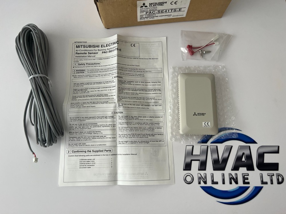 Mitsubishi Electric PAC-SE41TS-E Air conditioning remote Sensor Return air.