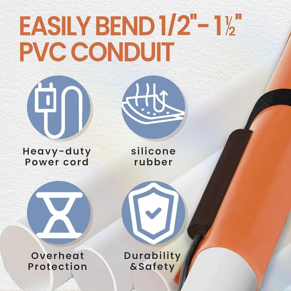 PVC Pipe Warmer Blanket - ½"-1½" Conduit 200W
