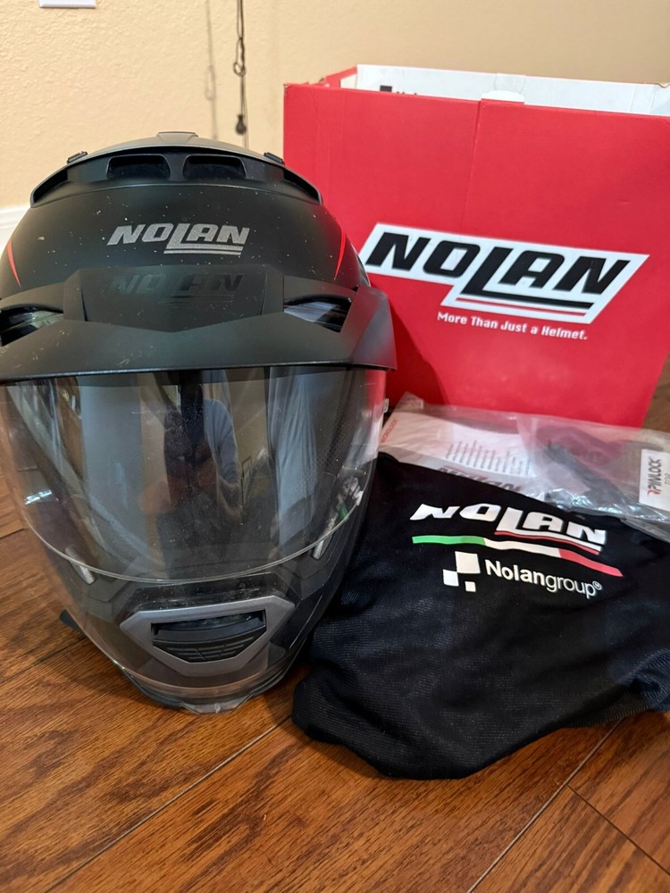 Nolan N44 Storm Black Matte Size 'MD' Helmet