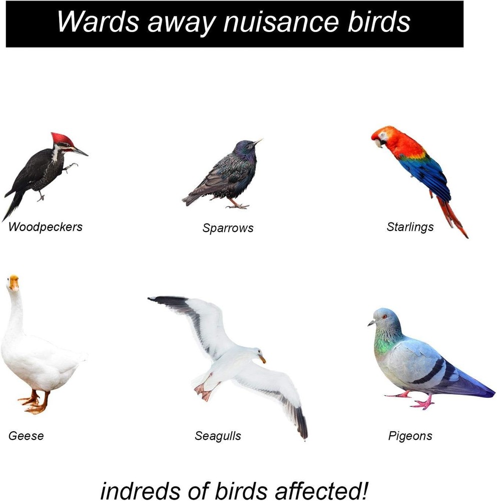 Silver Reflective Rods for Bird Control