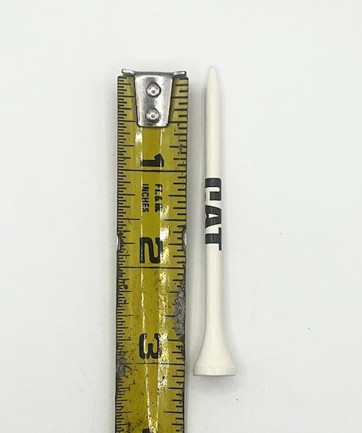 CAT Caterpillar Golf Tees Ad Promo