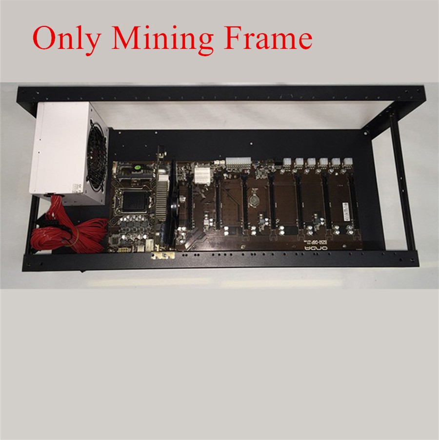 Dual Deck Transfer Mining Rack For 6/8/12 GPU Open-pit Mining Frame Case Bracket