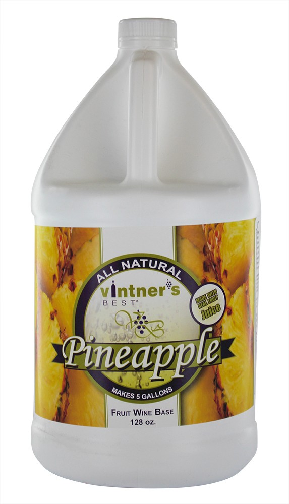 Vintner's Best Pineapple Fruit Wine Base Jug (Makes 5 Gallons)