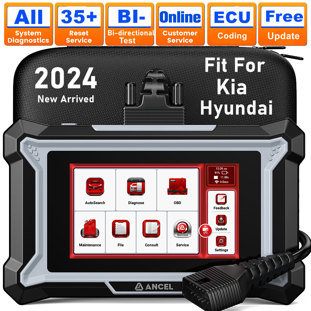 Car Bidirectional Scanner For Kia & Hyundai Full System Diagnostic Coding Tool