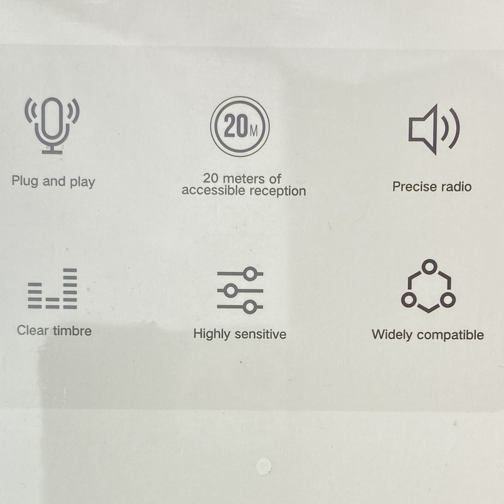 Wireless microphone single channel with charging case for iPhone lightning