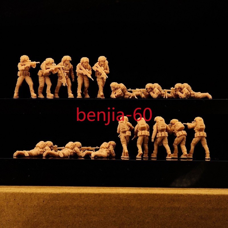 1/72/48 Figures Modern Britain "SAS Operational Team C" 8 man group model