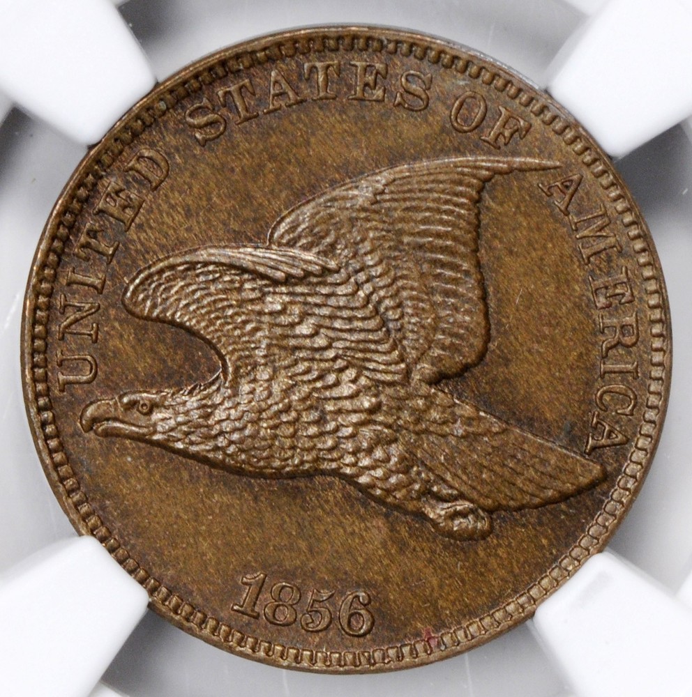 1856 FLYING EAGLE 1C NGC PR 66+