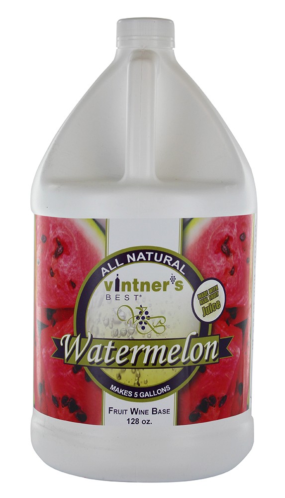 Vintner's Best Watermelon Fruit Wine Base (Makes 5 Gallons) 128 oz. Jug