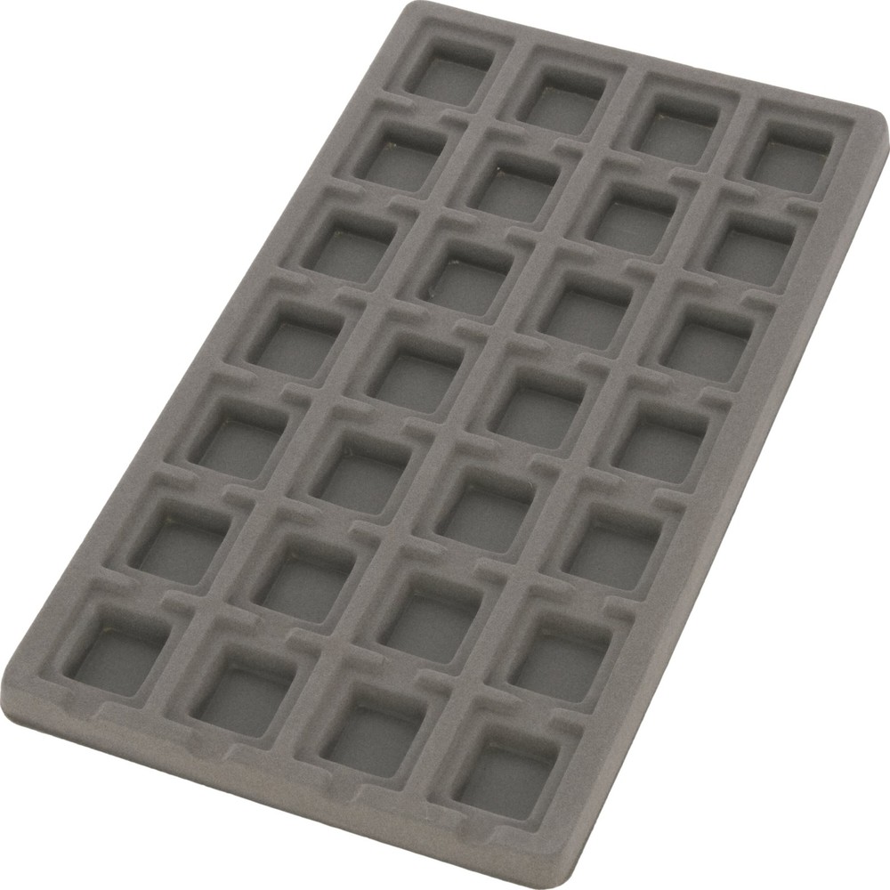 5 Gray 28 Compartment Display Tray Inserts