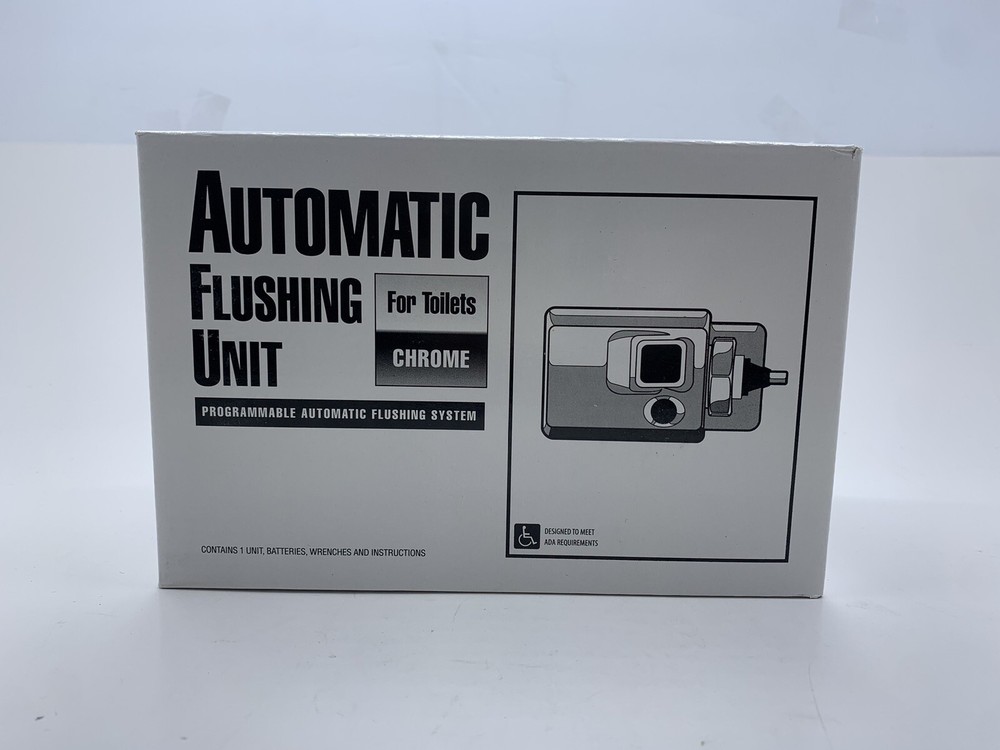 BRAND NEW - Chrome Programmable Automatic Urinal and Toilet Flushing System