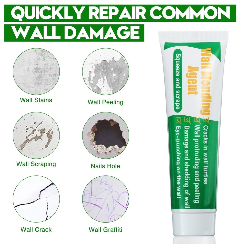 4 Pack Wall Mending Agent Wall Spackle Drywall Repair Paste Kit Quick Fix