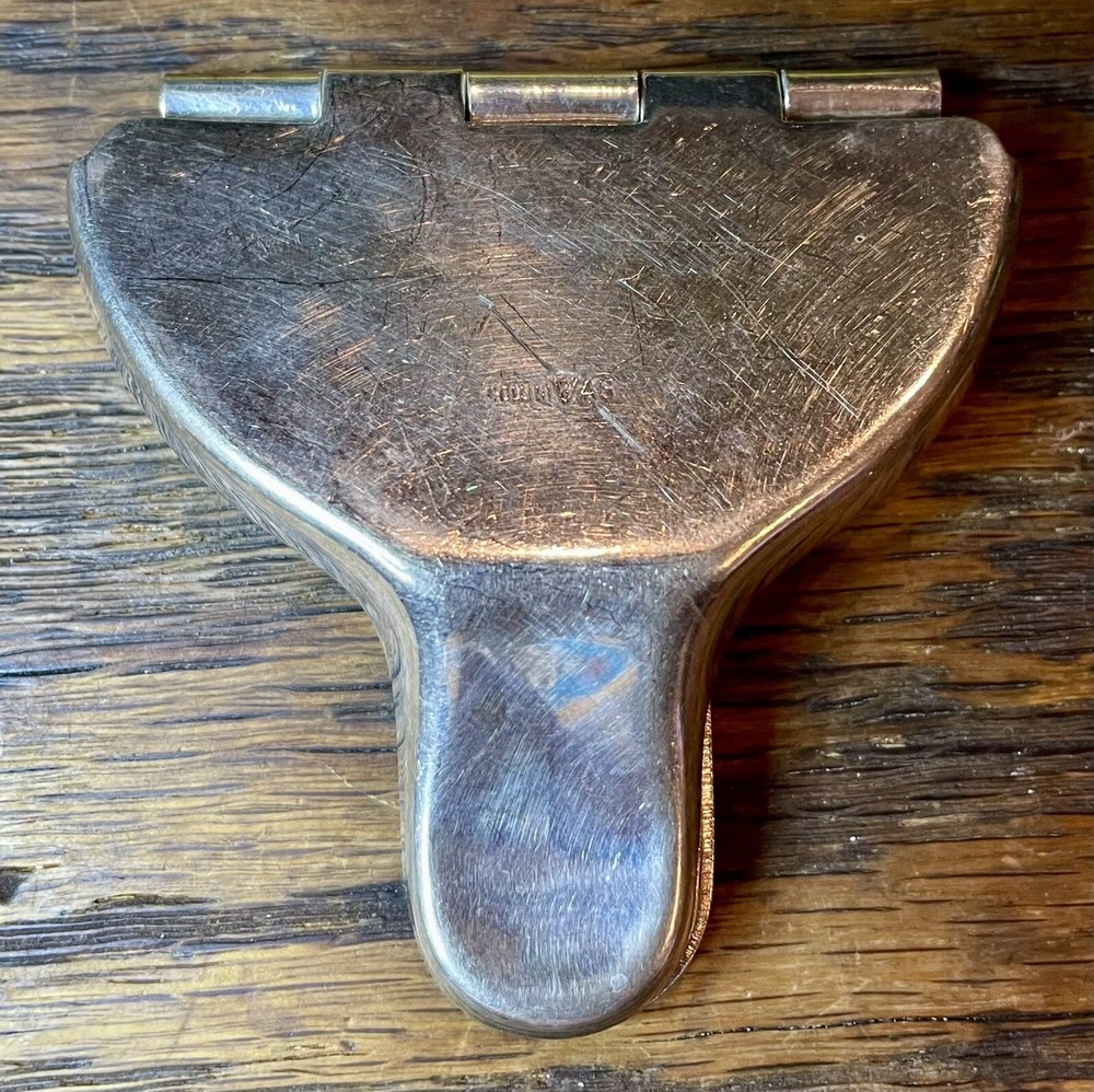 1-Vintage Silver-Plated Lemon/Lime Wedge Press. Tea Bag Squeezer. Kitchen Bar