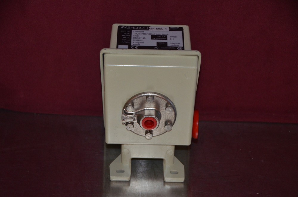 Ashcroft LPSN4GB25 PRESSURE SWITCH SNAP ACTION 60 PSI
