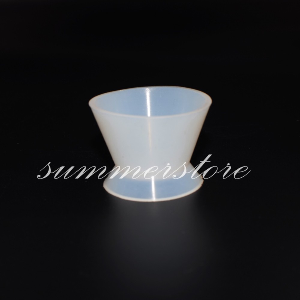 1Pc Dental Silicone Mixing Acrylic Suction Cup Bottom Flexible Stick Size Medium