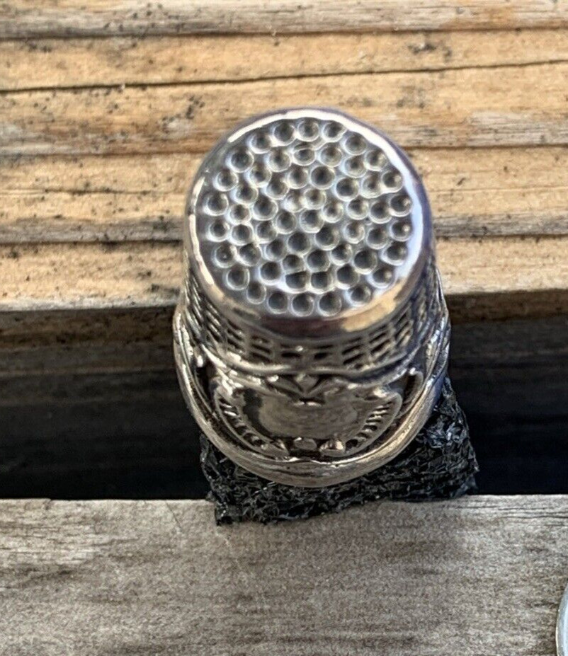 Vintage Sterling Silver Thimble