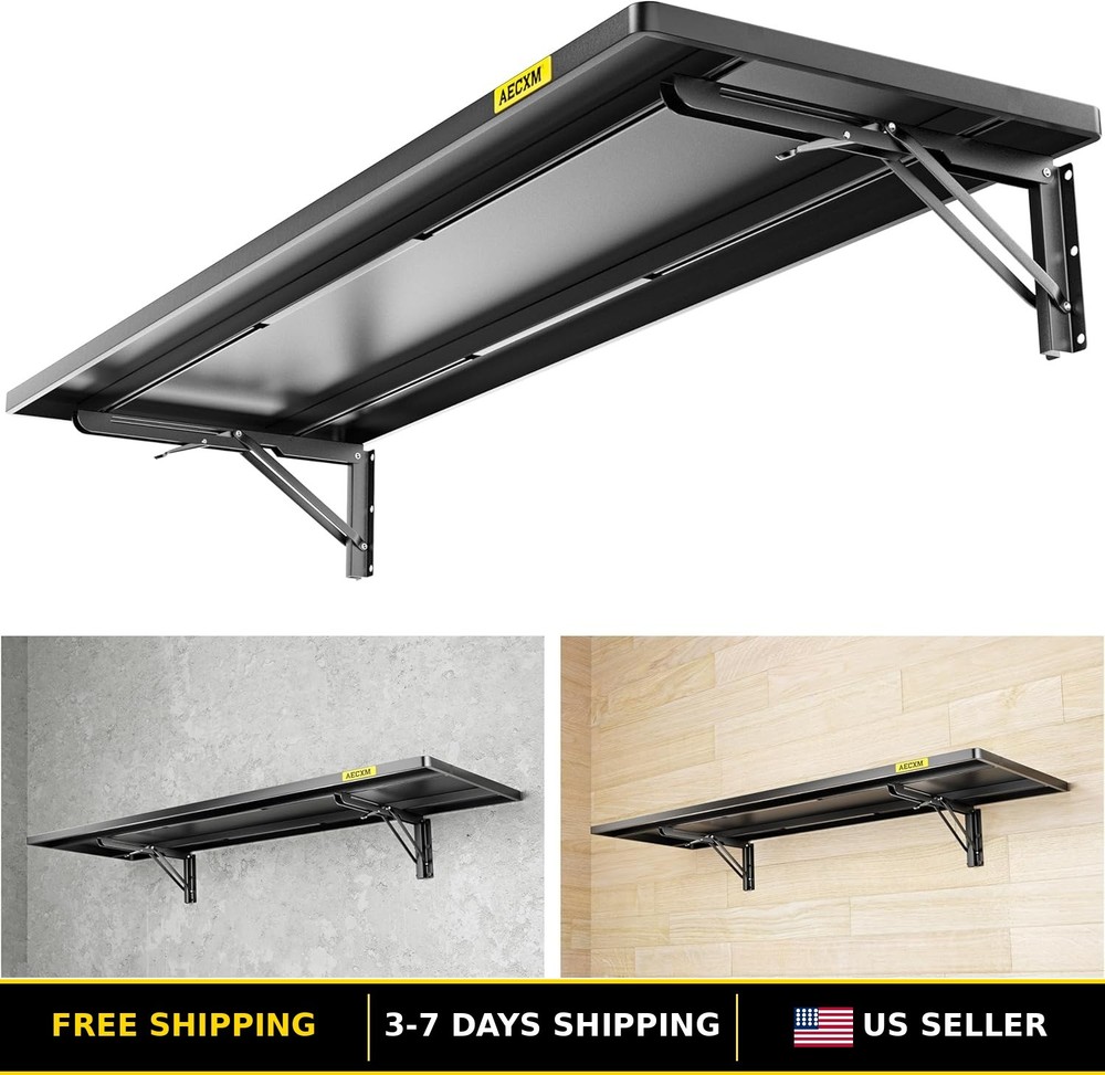 1.3x4ft Adjustable Folding Storage Rack Shelf for Garage Organization