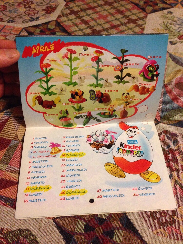 Kinder Surprises Catalog 1998/99