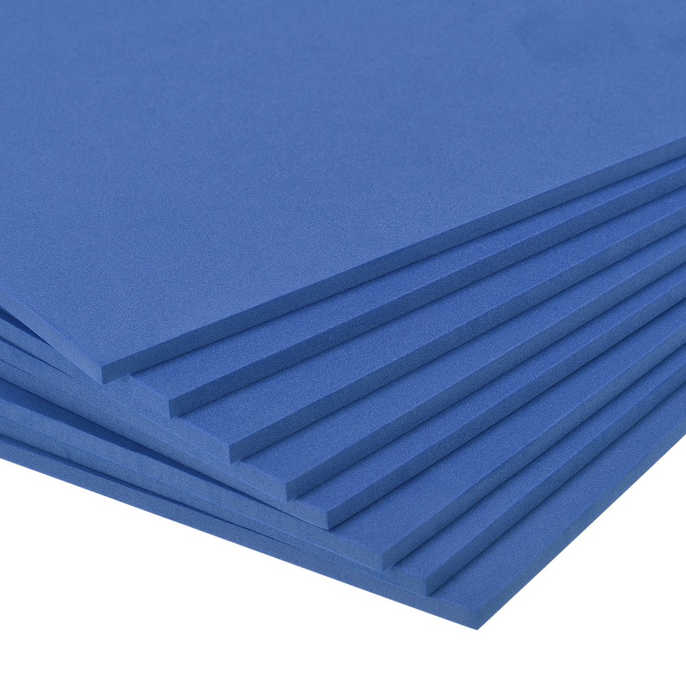 Blue EVA Foam Sheets 10*10" 5mm Thickness for Crafts DIY Projects, 8 pack
