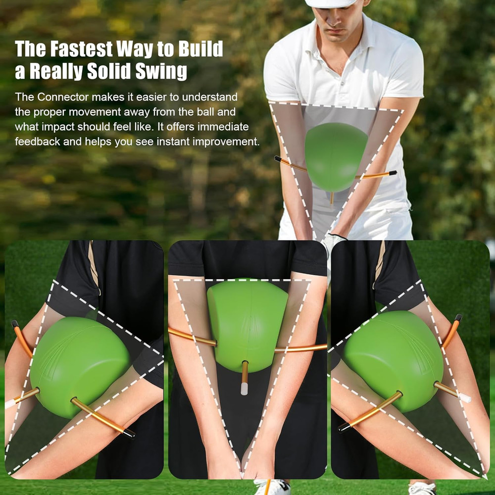 The Connector Golf Training Aid - Golf Swing Trainer Aid for Posture Correction